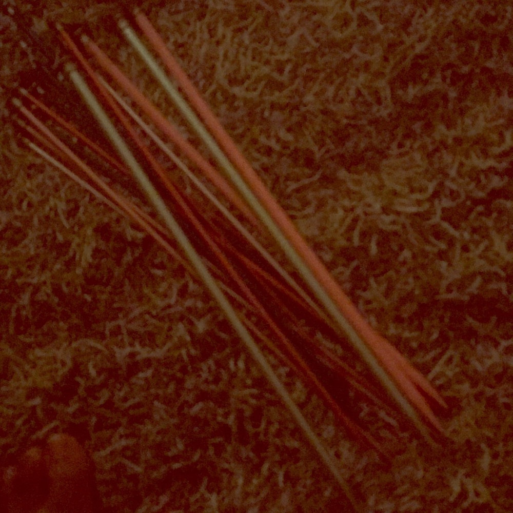 Used Knitting sticks!